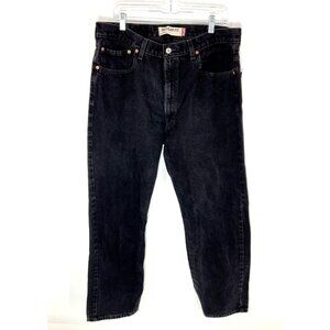 Levi's‎ Jeans 505 Men 38x30 Black Straight Regular Fit Zip Fly Denim